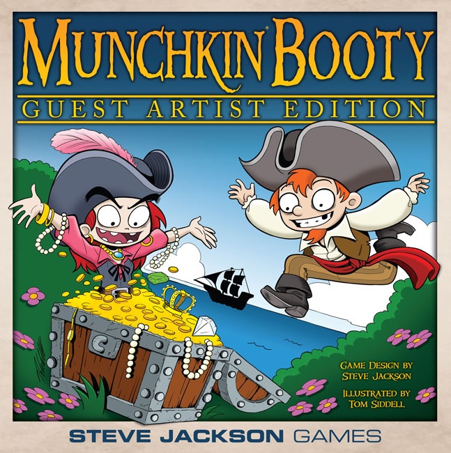 Munchkin Booty Guest Artist Tom Siddell (Bordspellen), Steve Jackson Games