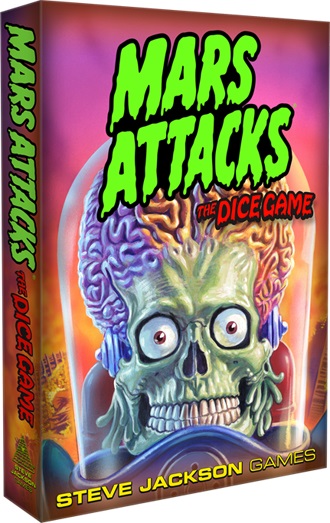 Mars Attacks The Dice Game (Bordspellen), Steve Jackson Games