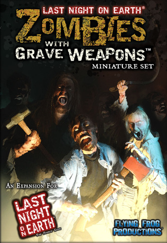 Last Night on Earth Uitbreiding: Zombies With Grave Weapons Miniature Set (Bordspellen), Flying Frog Productions