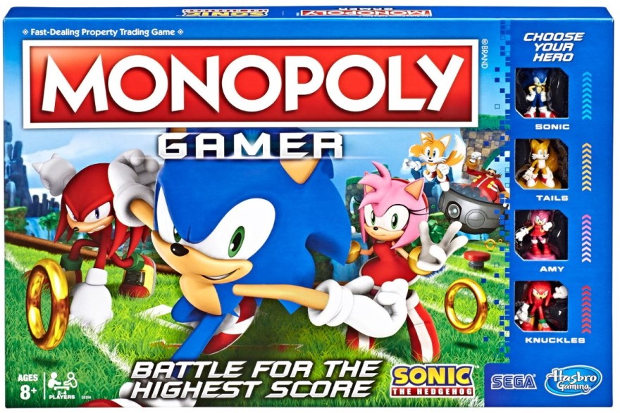 Monopoly Gamer: Sonic (Bordspellen), Hasbro