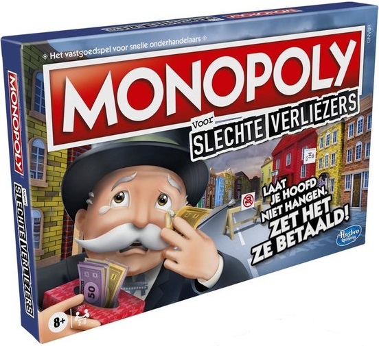 Monopoly voor Slechte Verliezers (Bordspellen), Hasbro