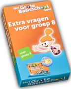 Het Grote Basisschoolspel Uitbreiding: Vragenset Groep 8 (Bordspellen), Noordhoff Uitgevers