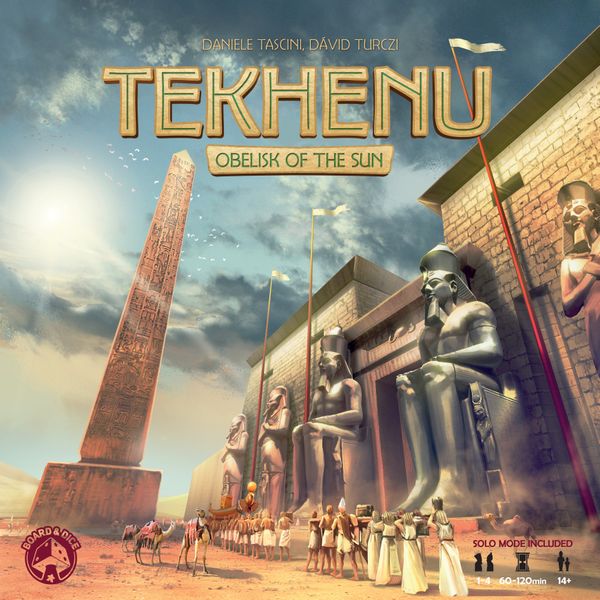 Tekhenu: Obelisk of the Sun (Bordspellen), Board & Dice