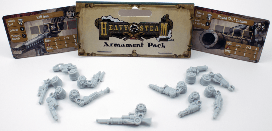 Heavy Steam Uitbreiding: Armament Pack (Bordspellen), Greenbrier Games