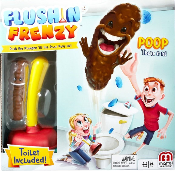 Flushin Frenzy (Bordspellen), Mattel