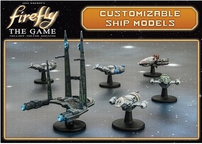 Firefly: The Game Uitbreiding: Customizable Ship Models (Bordspellen), GaleForce9