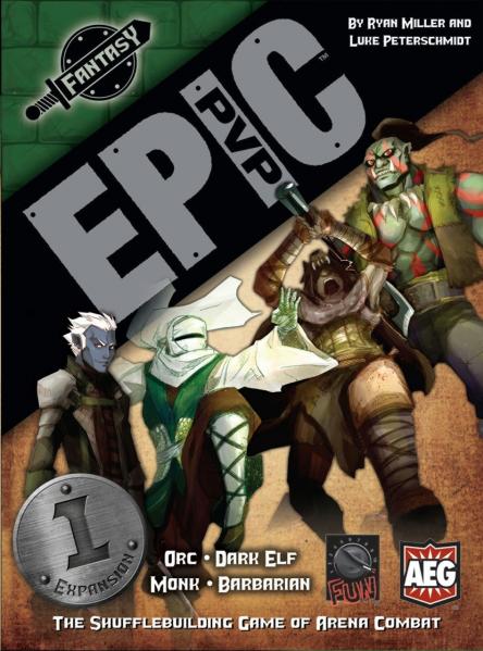 Epic PvP: Fantasy Uitbreiding: Orc - Dark Elf - Monk - Barbarian (Bordspellen), Alderac Entertainment Group