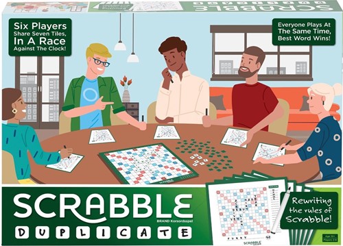 Scrabble Duplicate (NL) (Bordspellen), Mattel