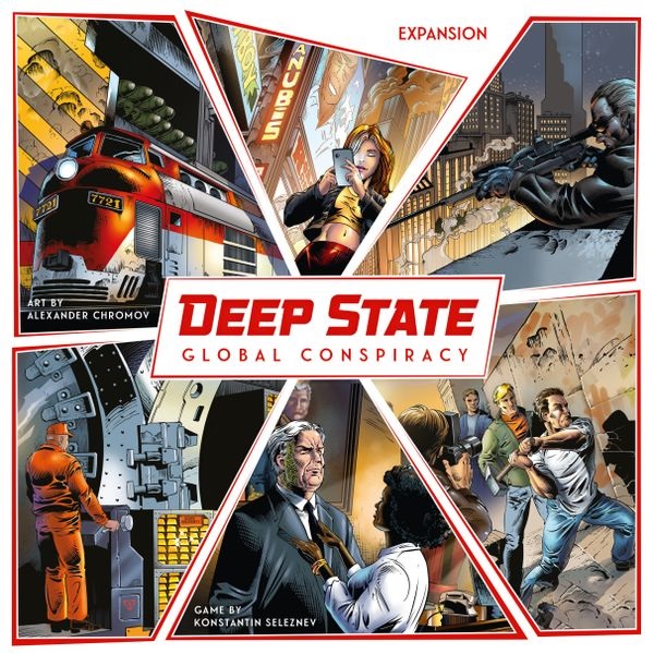Deep State: New World Order Uitbreiding: Global Conspiracy (Bordspellen), CrowD Games