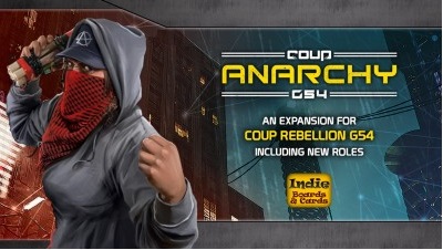 Coup Rebellion G54 Uitbreiding: Anarchy (Bordspellen), Indie Boards and Cards
