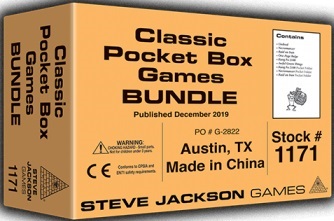 Classic Pocket Box Games Bundle (Bordspellen), Steve Jackson Games