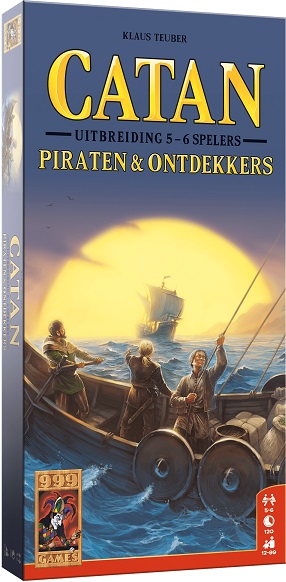 Kolonisten Van Catan Uitbreiding: De Piraten en Ontdekkers 5/6 Spelers (Bordspellen), 999 Games