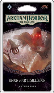 Arkham Horror TCG The Card Game Uitbreiding: U-nion and Disillusion Mythos Pack (Bordspellen), Fantasy Flight Games