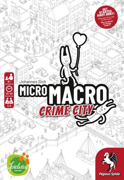 MicroMacro Crime City (ENG) (Bordspellen), Pegasus Spiele