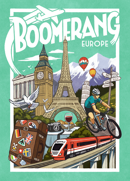 Boomerang: Europe (Bordspellen), Grail Games