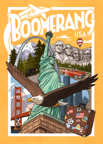 Boomerang: USA (Bordspellen), Grail Games