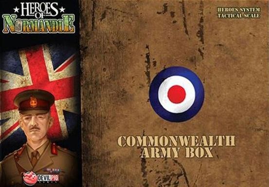 Heroes of Normandie Uitbreiding: Commonwealth Army Box (Bordspellen), Devil Pig Games