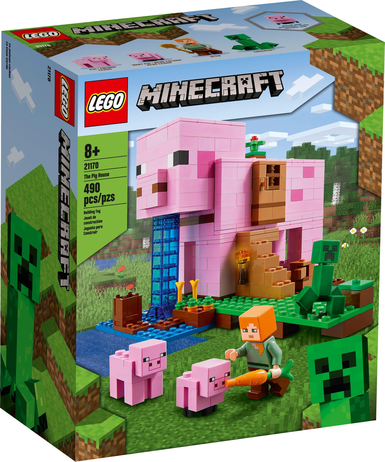 Boxart van Het varkenshuis (Minecraft) (21170) (Minecraft), Minecraft