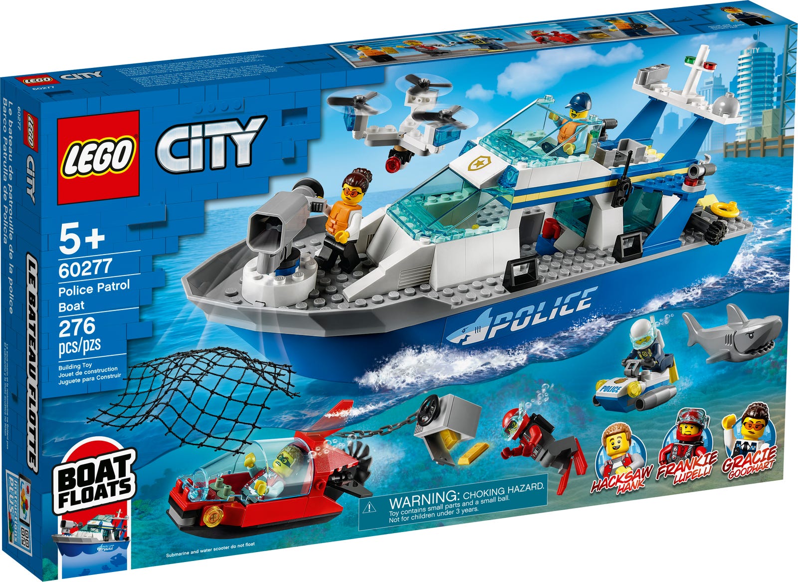 Boxart van Politie patrouilleboot (City) (60277) (City), City