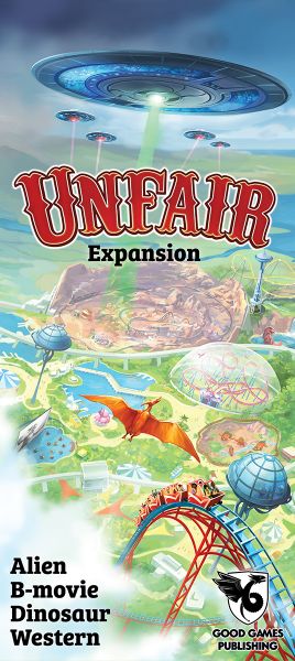 Unfair Uitbreiding: Alien B-movie Dinosaur Western (Bordspellen), Good Games Publishing