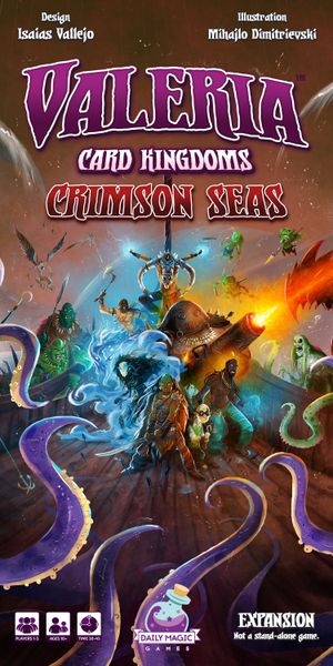 Valeria Card Kingdoms Uitbreiding: Crimson Seas (Bordspellen), Daily Magic Games