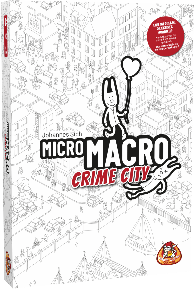 MicroMacro Crime City (NL) (Bordspellen), White Goblin Games