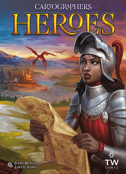 Cartographers: Heroes (ENG) (Bordspellen), Thunderworks Games
