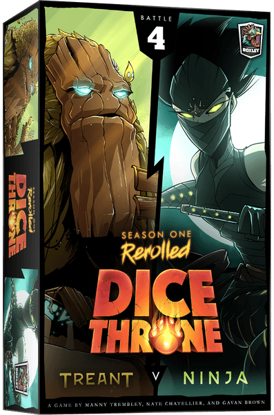 Dice Throne: Season One Rerolled – Treant v. Ninja (Bordspellen), Roxley Games