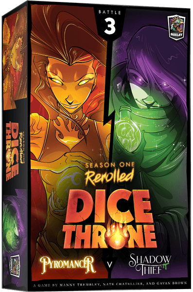 Dice Throne: Season One Rerolled – Pyromancer v. Shadow Thief (Bordspellen), Roxley Games