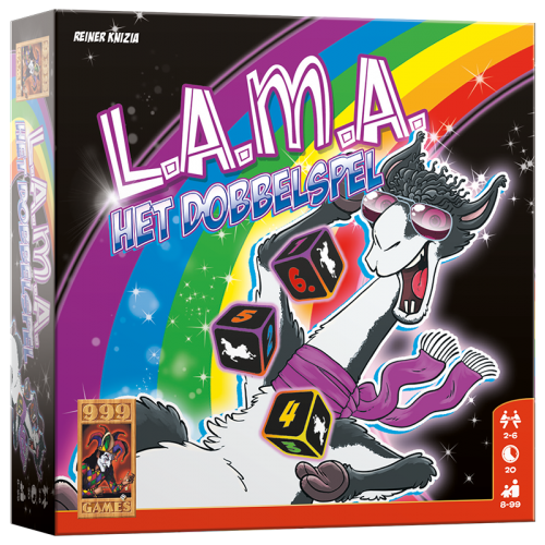 L.A.M.A.: Het Dobbelspel (Bordspellen), 999 Games