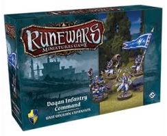 Runewars: Miniatures Game Uitbreiding: Daqan Infantry Command (Bordspellen), Fantasy Flight Games