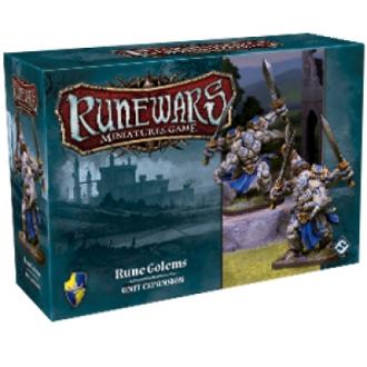 Runewars: Miniatures Game Uitbreiding: Daqan Rune Golems (Bordspellen), Fantasy Flight Games