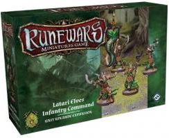 Runewars: Miniatures Game Uitbreiding: Latari Elves Infantry Command (Bordspellen), Fantasy Flight Games