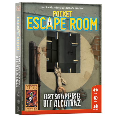 Pocket Escape Room: Ontsnapping uit Alcatraz (Bordspellen), 999 Games