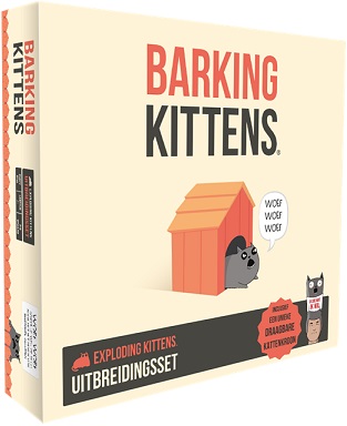 Exploding Kittens Uitbreiding: Barking Kittens (NL) (Bordspellen), Exploding Kittens