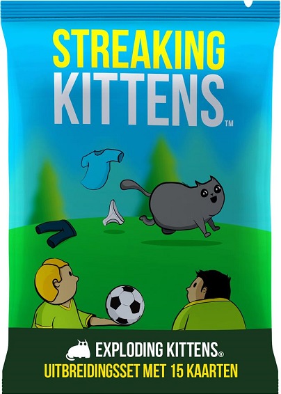 Exploding Kittens Uitbreiding: Streaking Kittens (NL) (Bordspellen), Exploding Kittens