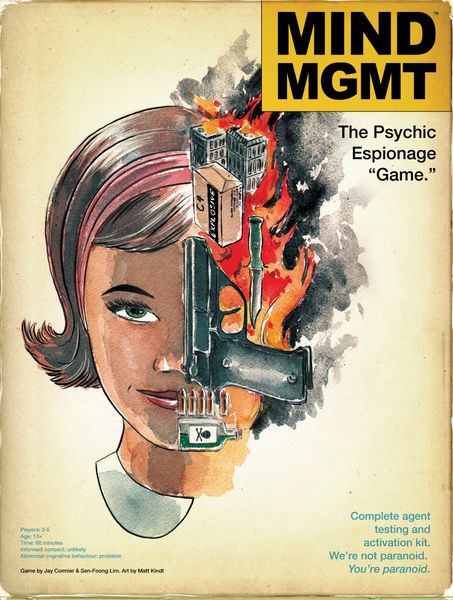Mind MGMT: The Psychic Espionage “Game.” (Bordspellen), Off the Page Games
