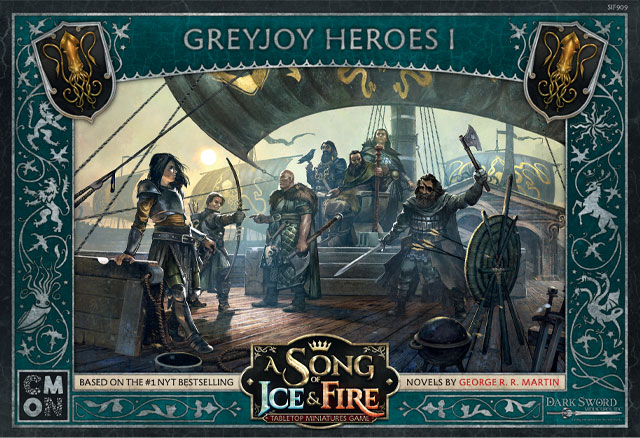 A Song Of Ice & Fire Uitbreiding: Greyjoy Heroes I (Bordspellen),  Cool Mini Or Not