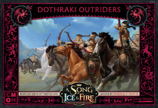 A Song Of Ice & Fire Uitbreiding: Dothraki Outriders (Bordspellen),  Cool Mini Or Not