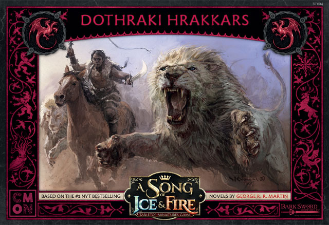 A Song Of Ice & Fire Uitbreiding: Dothraki Hrakkars (Bordspellen),  Cool Mini Or Not
