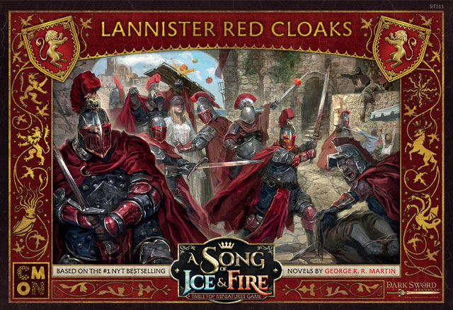 A Song Of Ice & Fire Uitbreiding: Lannister Red Cloaks (Bordspellen),  Cool Mini Or Not