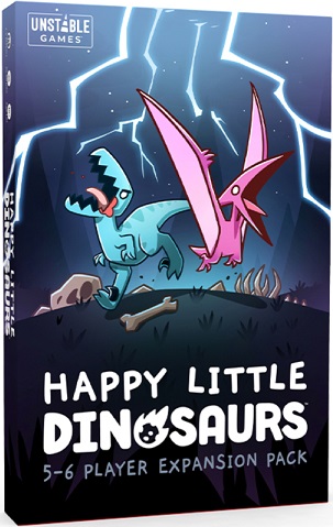Happy Little Dinosaurs Uitbreiding: 5-6 Player (Bordspellen), Unstable Games