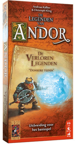 De Legenden van Andor Uitbreiding: De Verloren Legenden - Donkere Tijden (Bordspellen), 999 Games