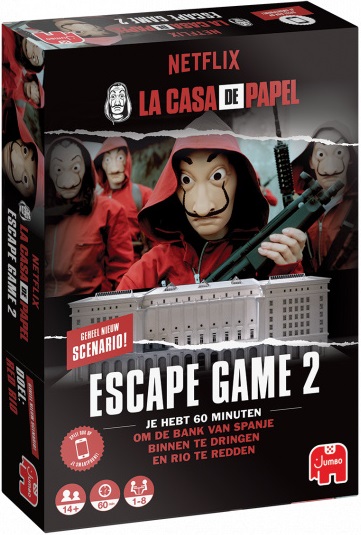 La Casa de Papel Escape Game 2 (Bordspellen), Jumbo