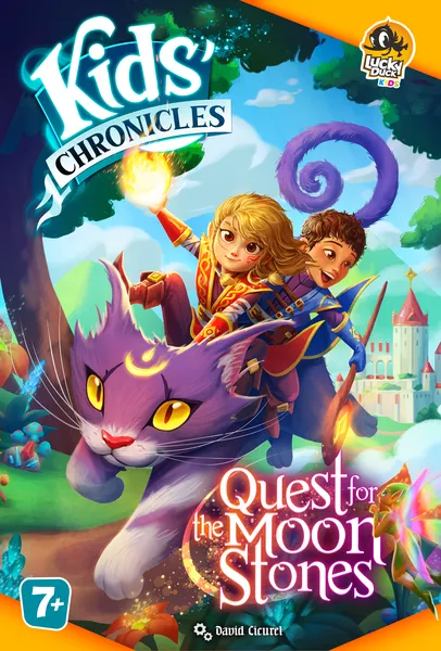 Kids Chronicles: Quest for the Moon Stones (Bordspellen), Lucky Duck Games