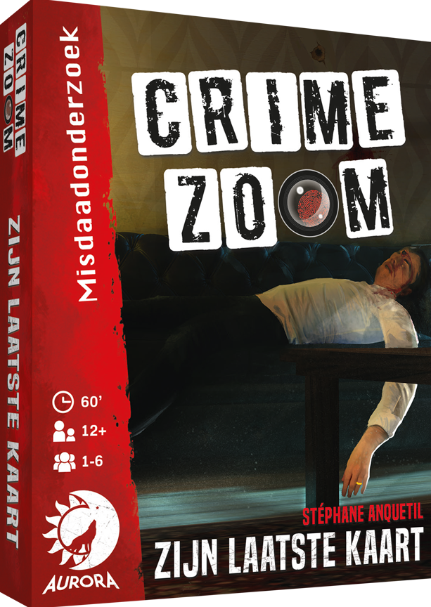 Crime Zoom: Zijn Laatste Kaart (Bordspellen), Lucky Duck Games