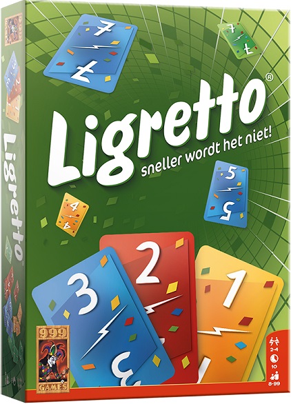 Ligretto: Groen (999 Games editie) (Bordspellen), 999 Games