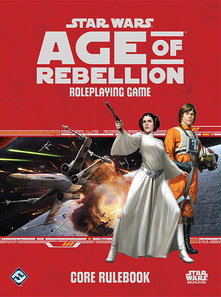 Star Wars Age of Rebellion RPG Core Rulebook (Bordspellen), Fantasy Flight Games