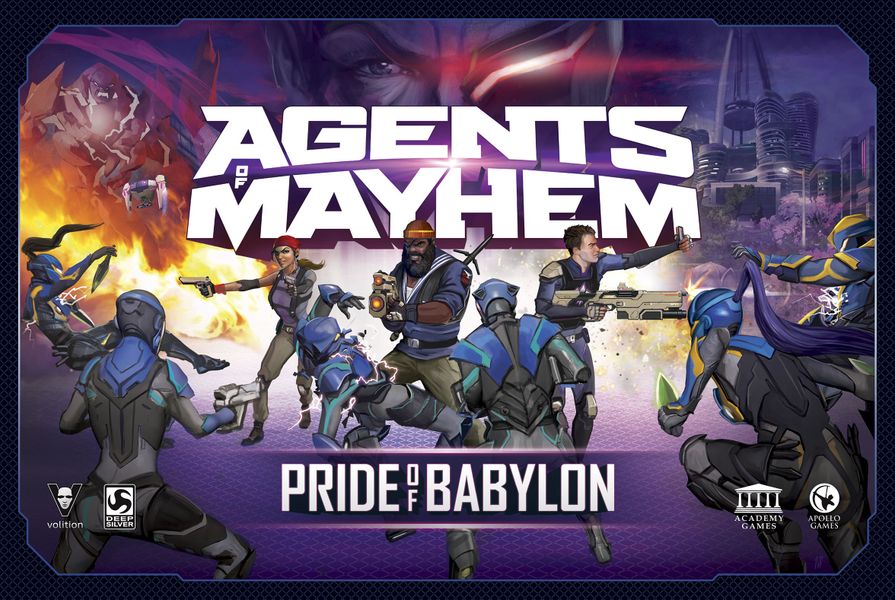 Agents of Mayhem: Pride of Babylon (Bordspellen), Academy Games Inc.