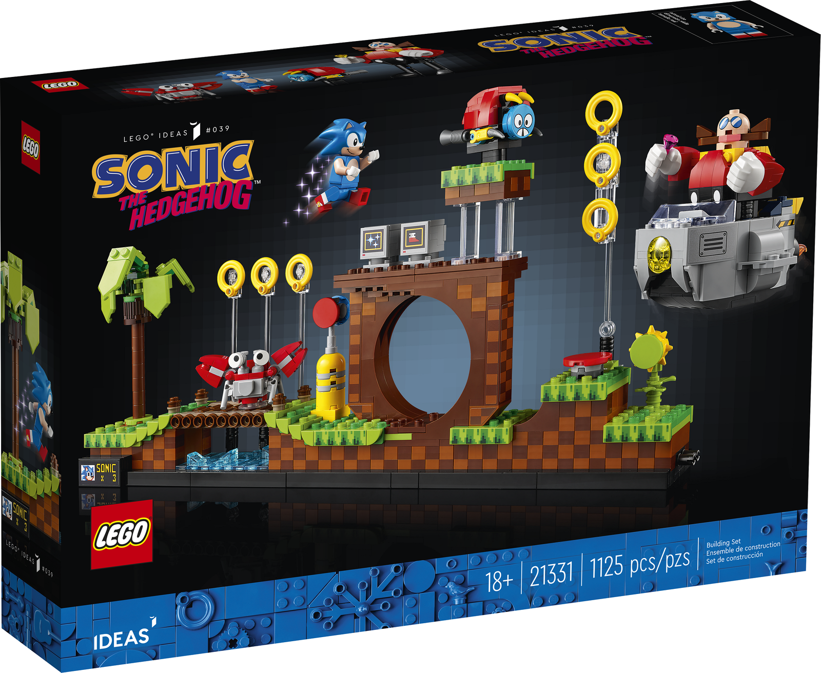 Boxart van Sonic the Hedgehog - Green Hill Zone (Ideas) (21331) (Ideas), Ideas